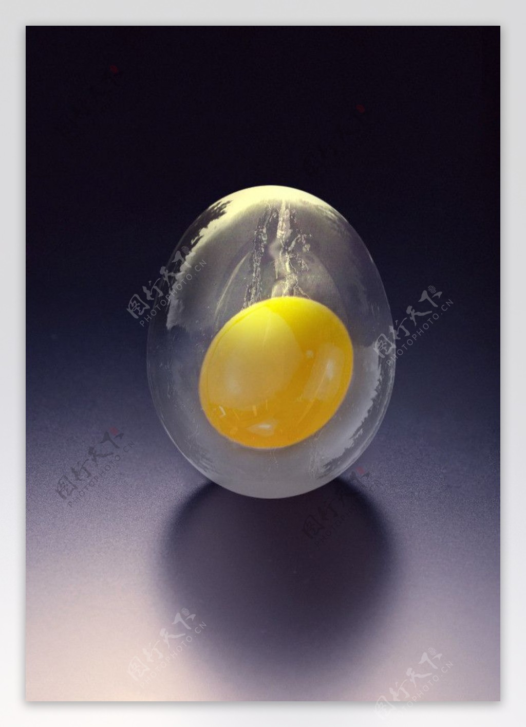 透明鸡蛋图片