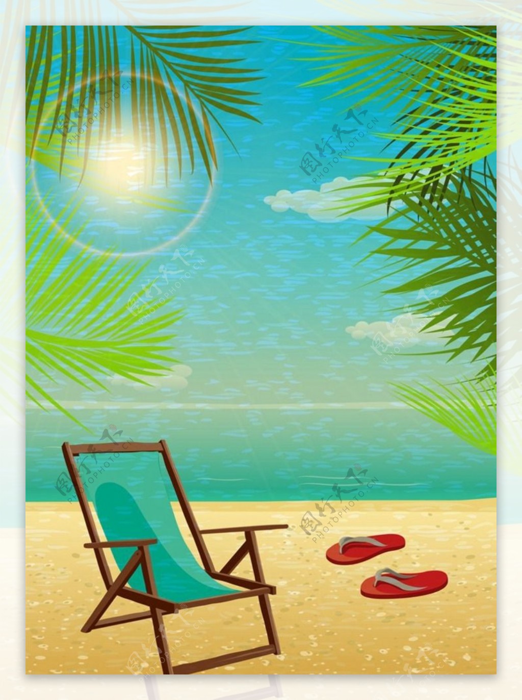 夏天旅游传单海报图片