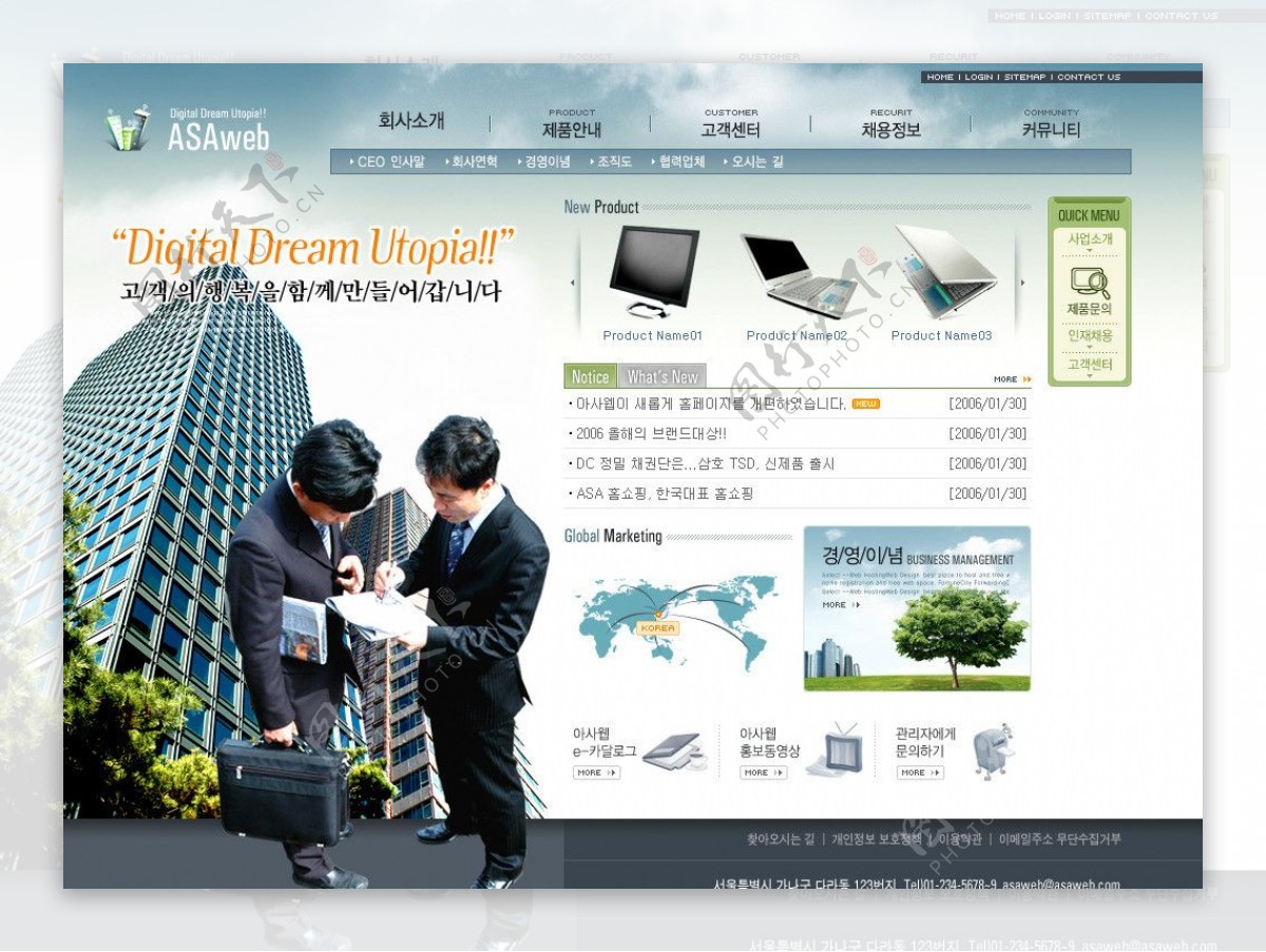 韩国市场分析网站图片