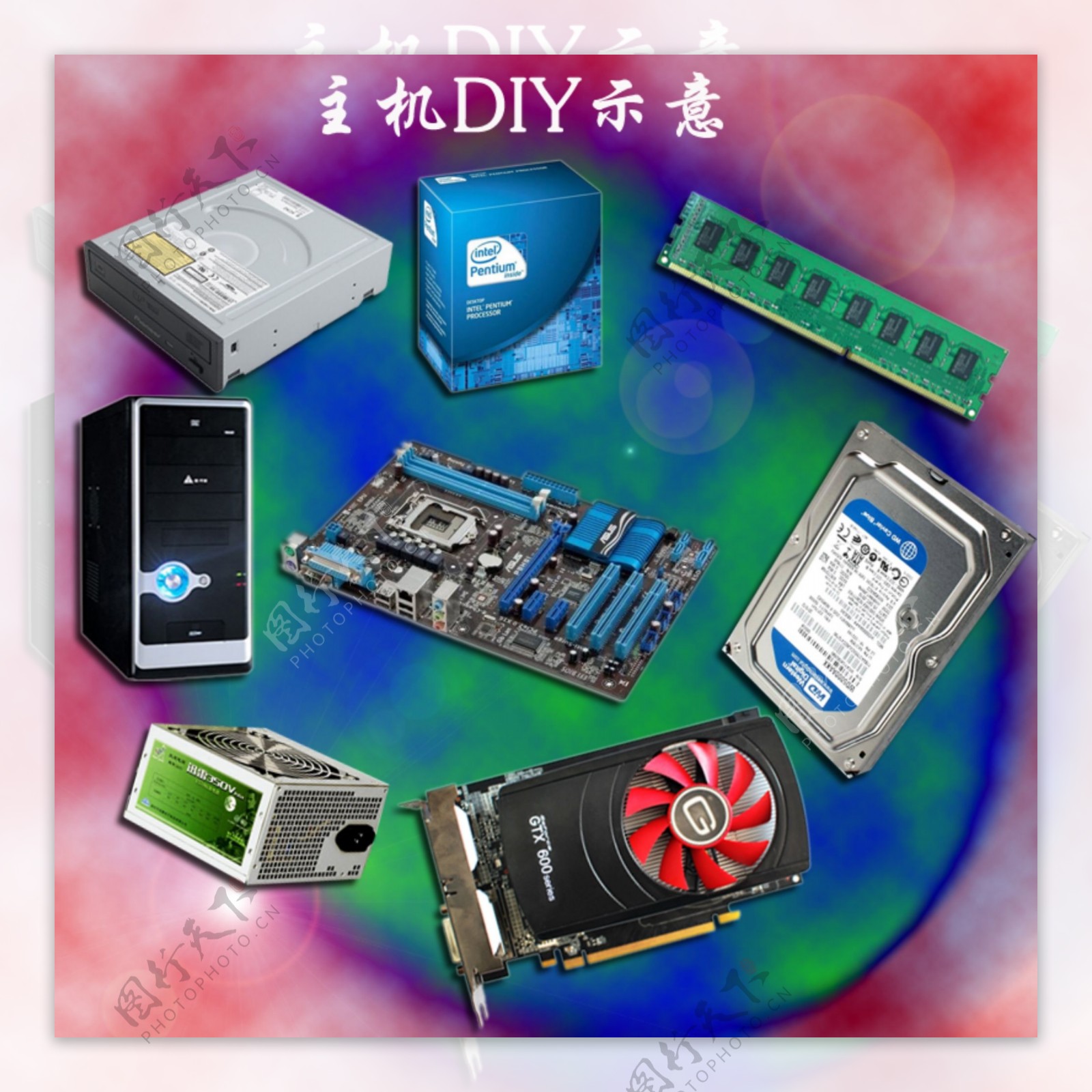 主机DIY示意图图片