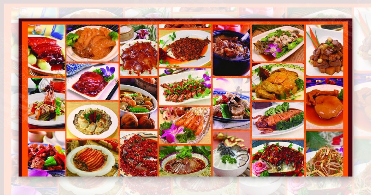 中餐美食聚集图片