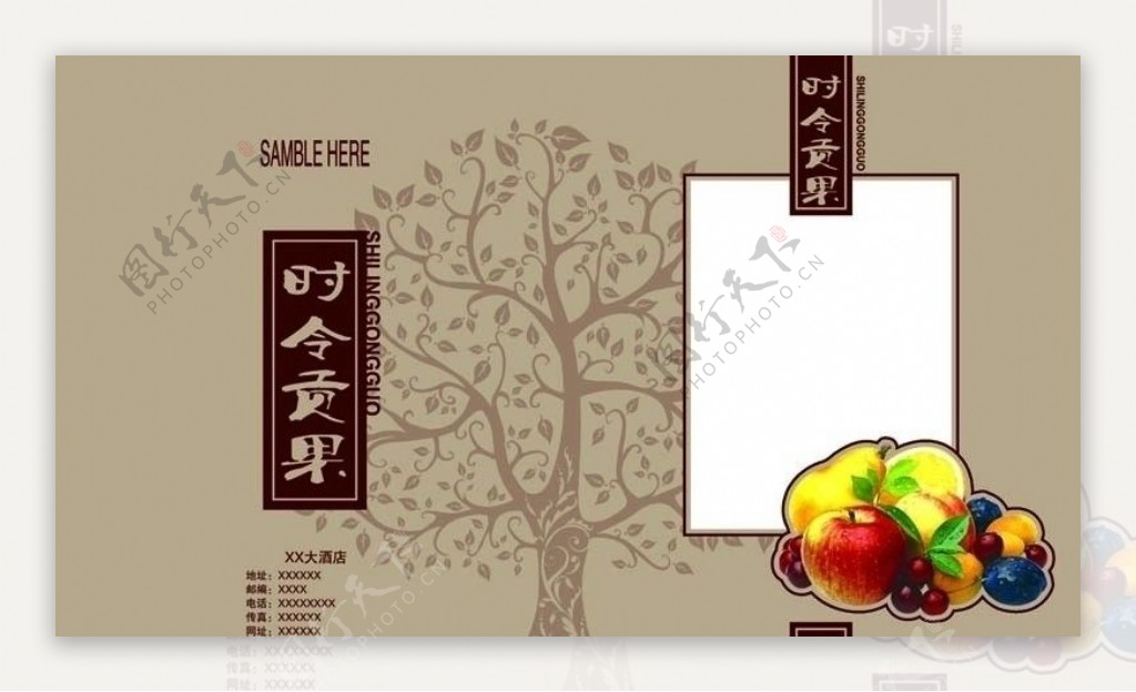 水果盒包装设计图片