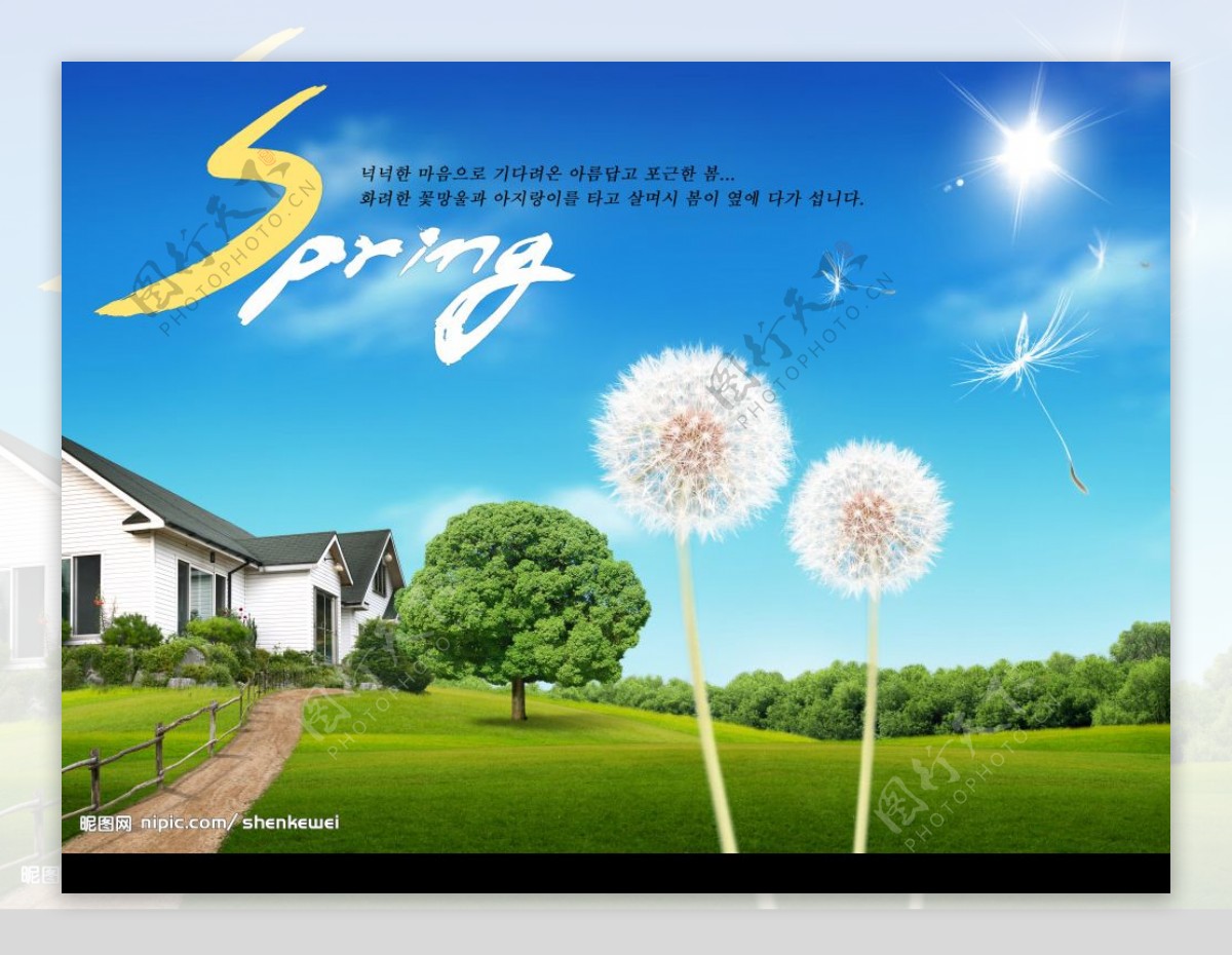 韩国房地产PSD分层素材图片