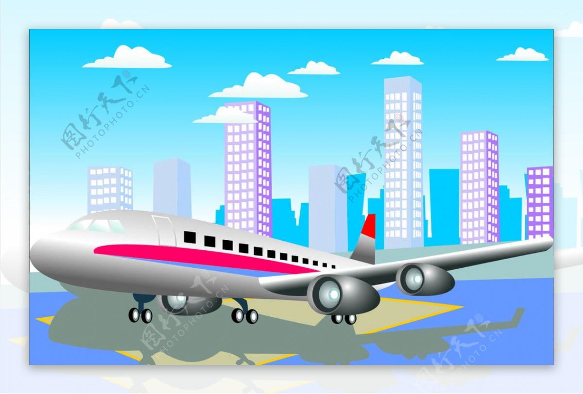 矢量开飞机的卡通儿童设计图__图片素材_其他_设计图库_昵图网nipic.com