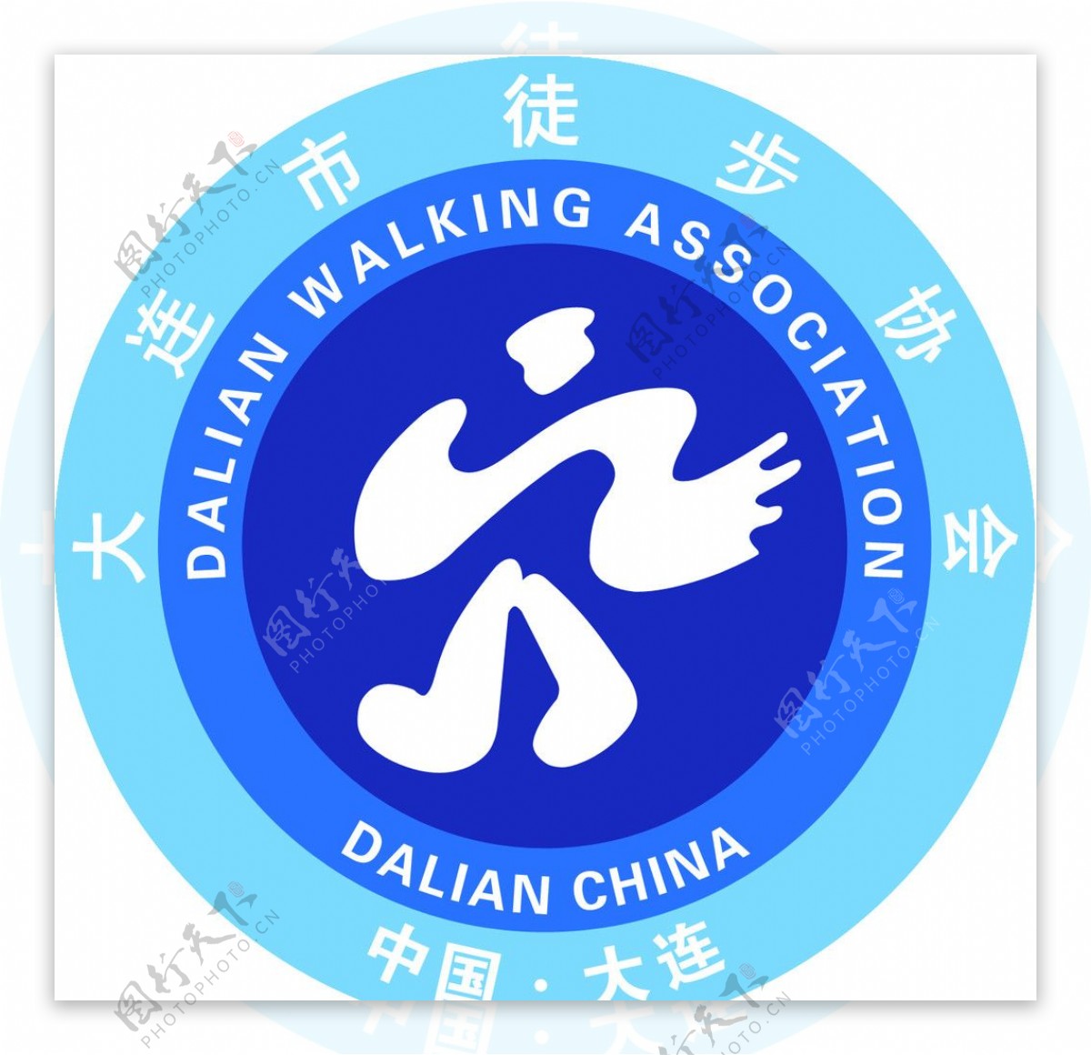 徒步协会标志图片