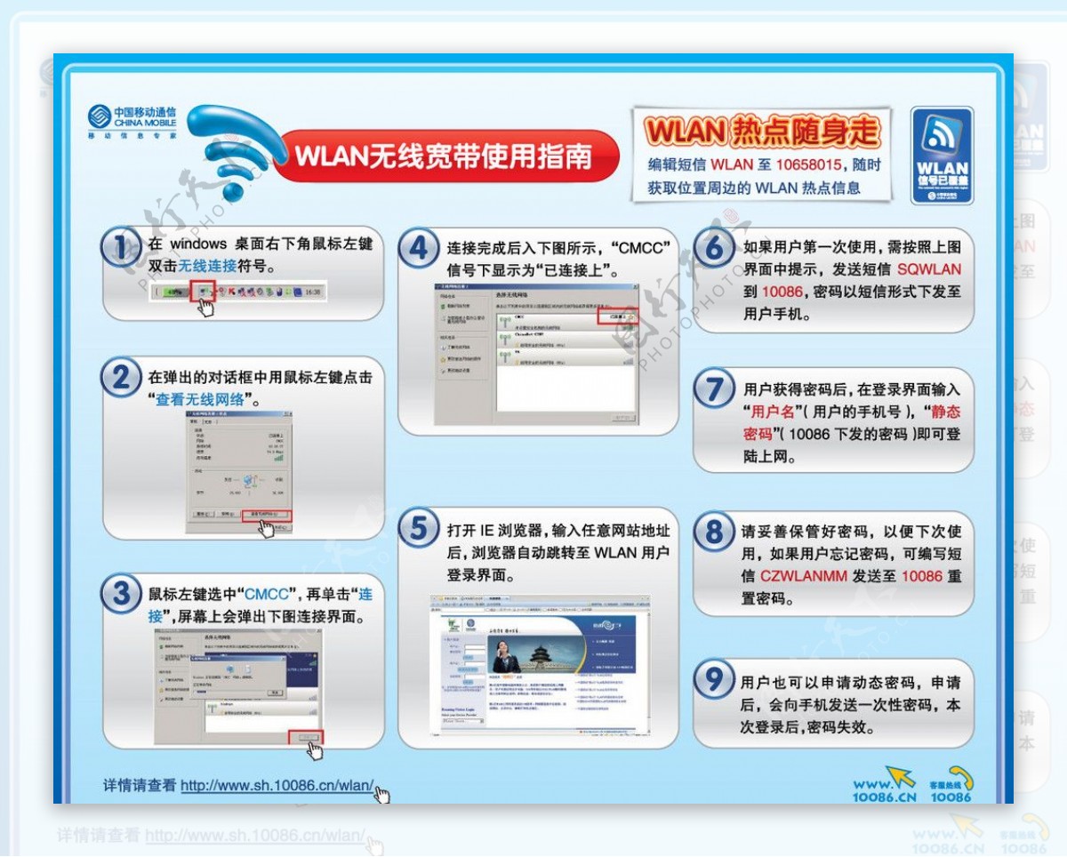 WLAN无线宽带使用指南中国移动通信图片
