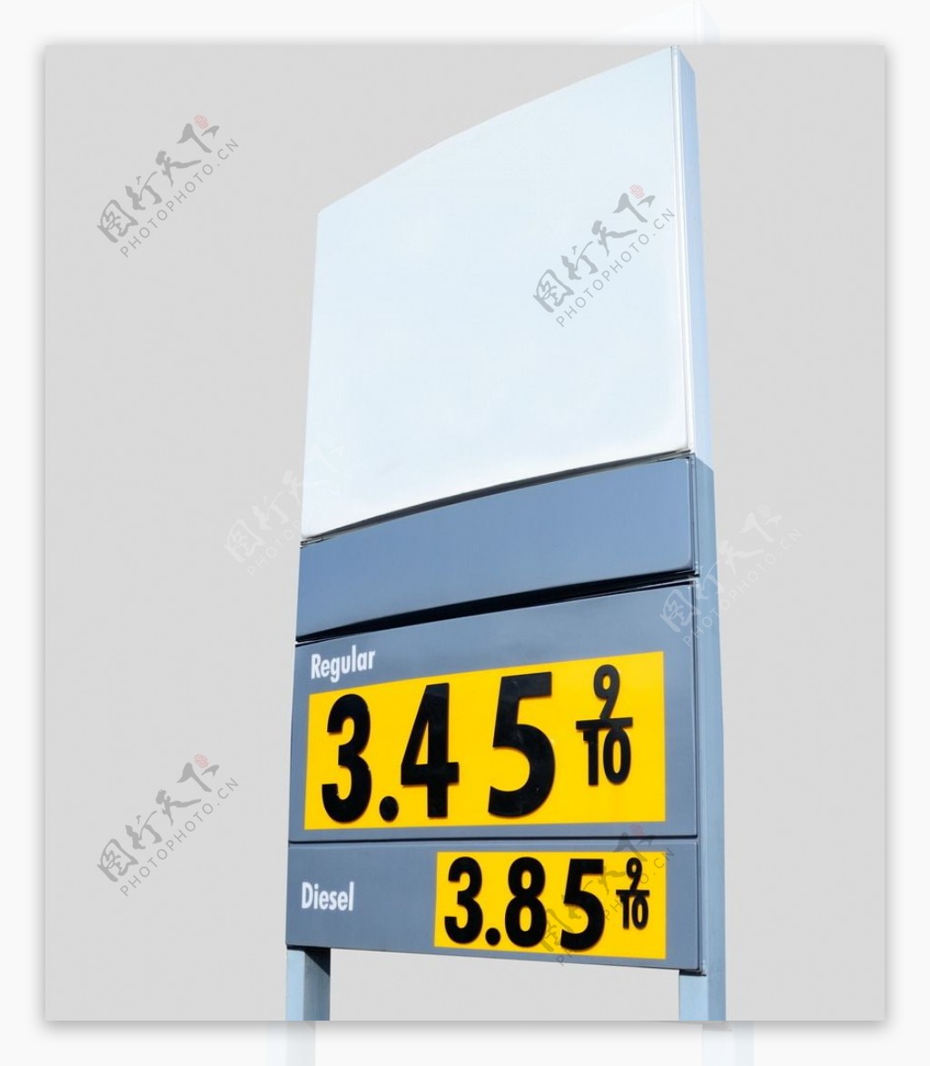 燃料价格标识牌