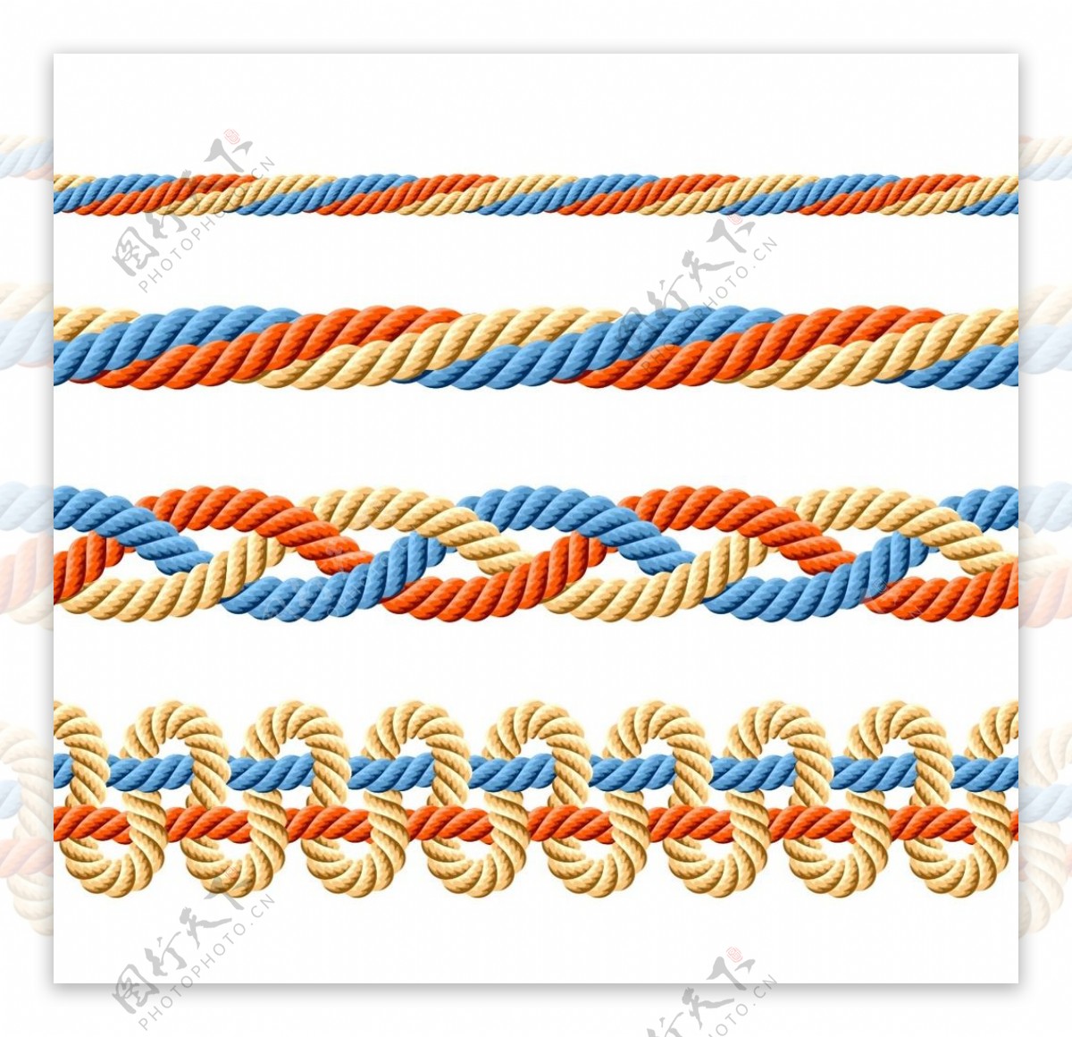 彩色的绳子