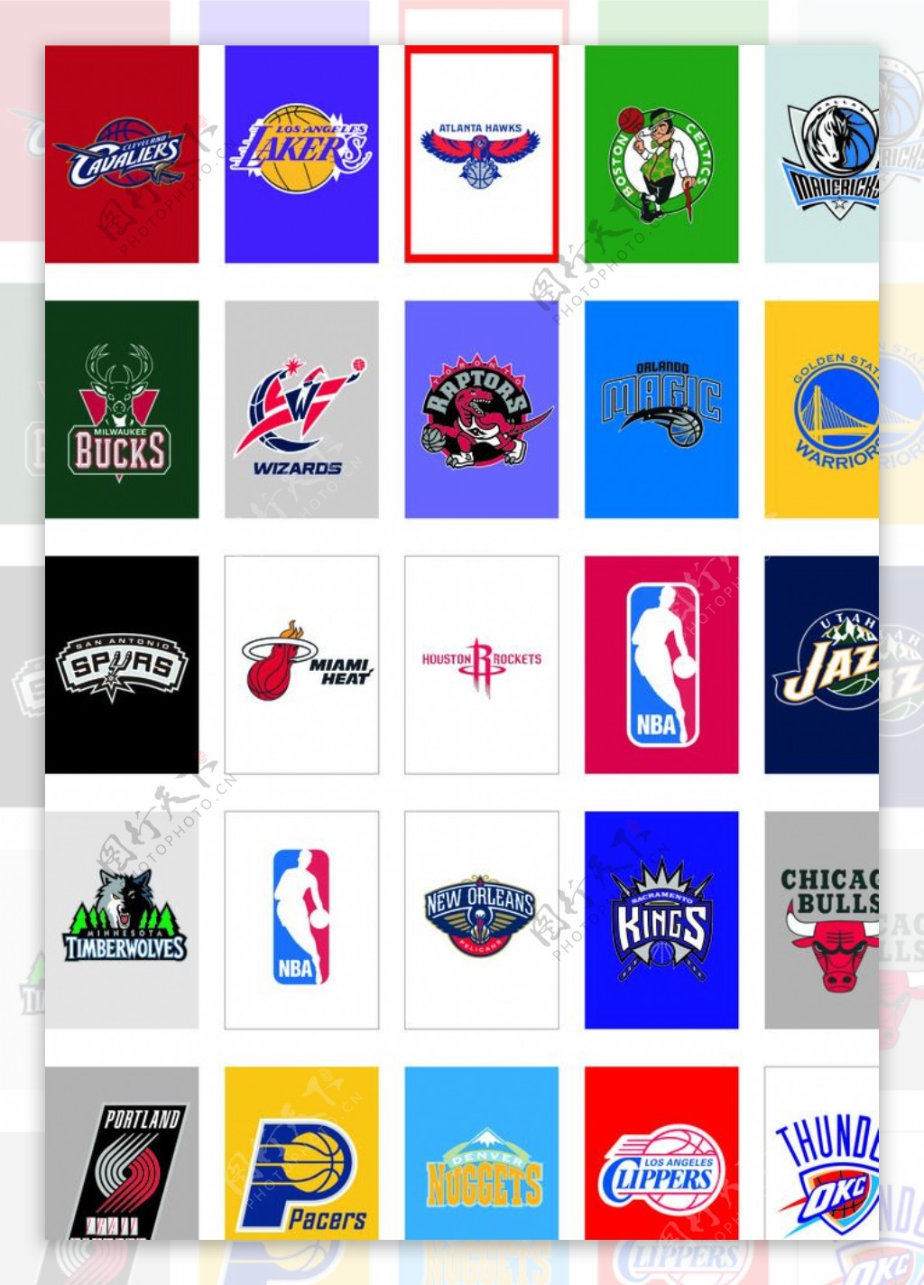 NBA篮球logo