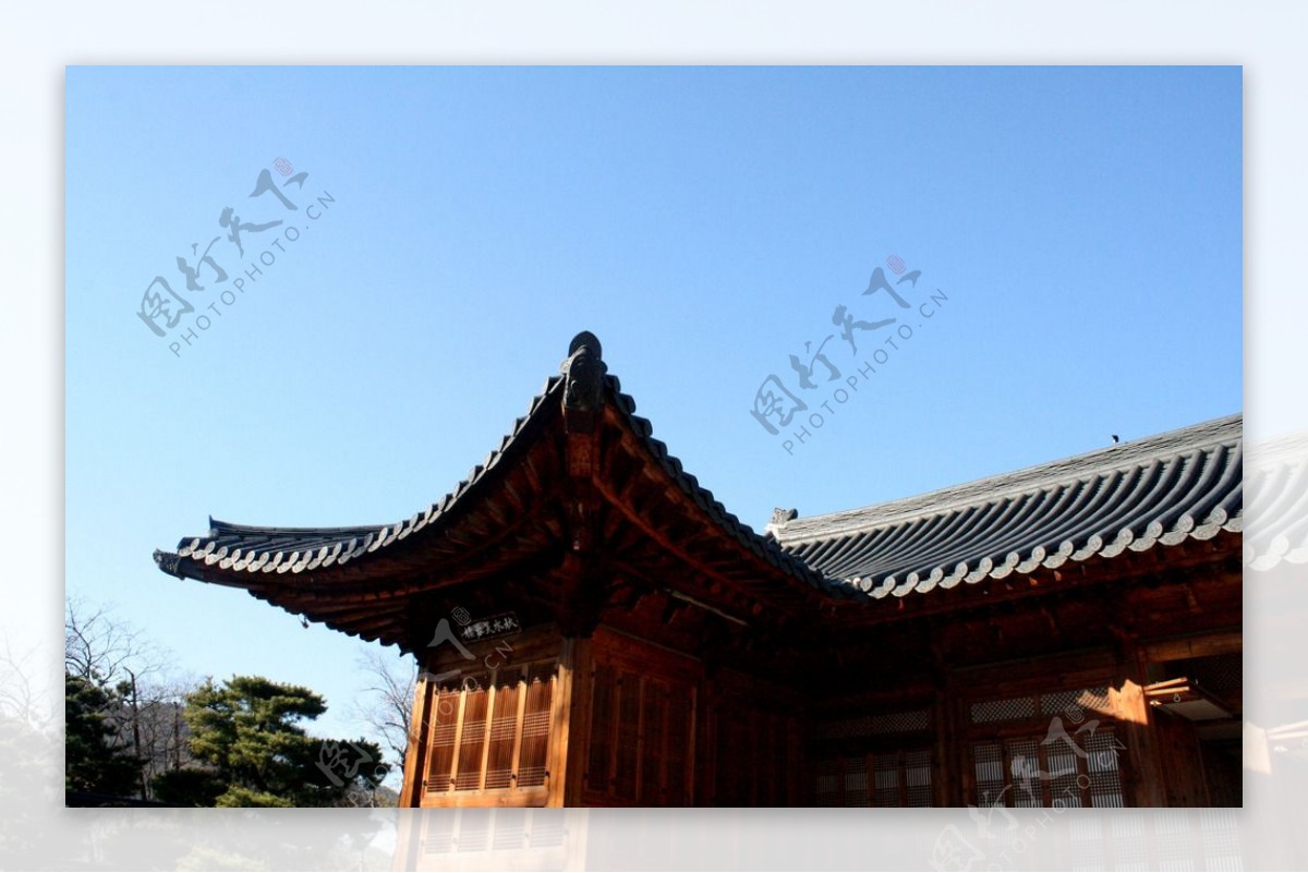 韩国建筑景福宫皇宫民俗建筑