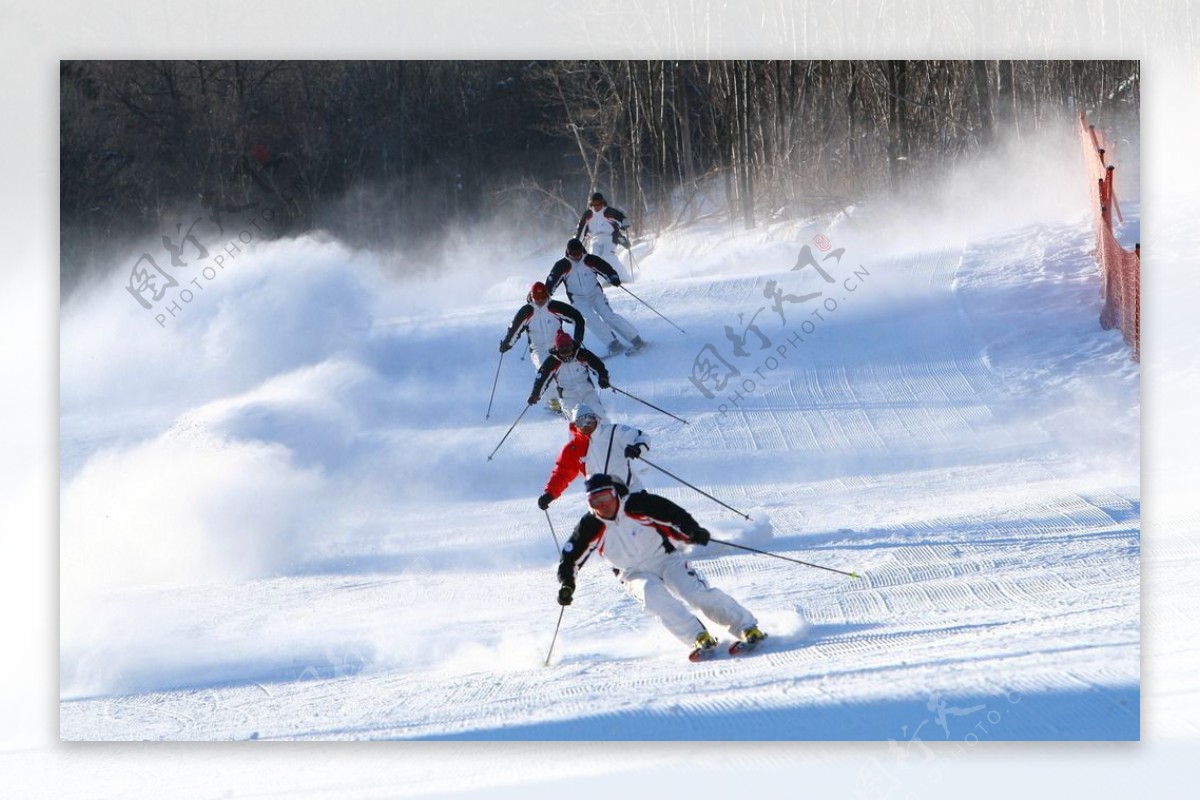 刺激滑雪越野滑雪雪橇