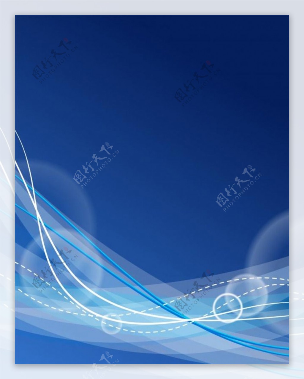 蓝色科技线条气泡海报背景
