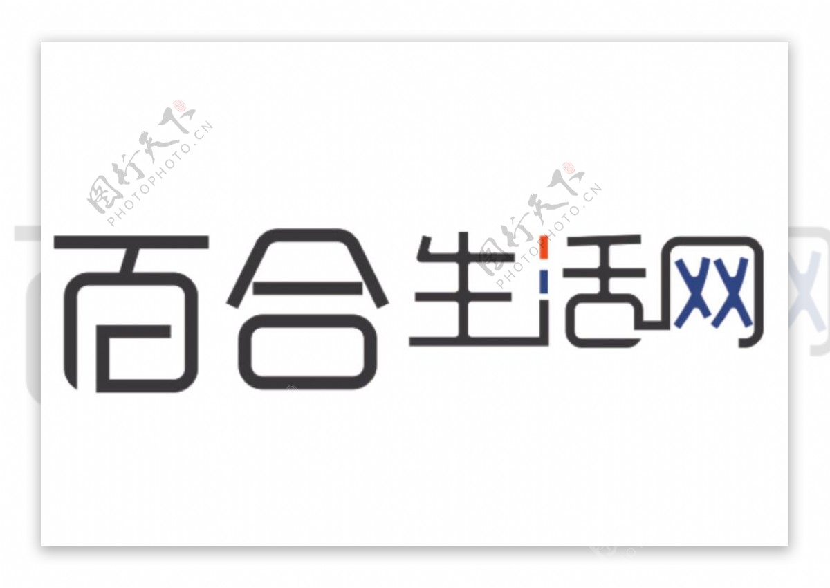 百合生活网logo