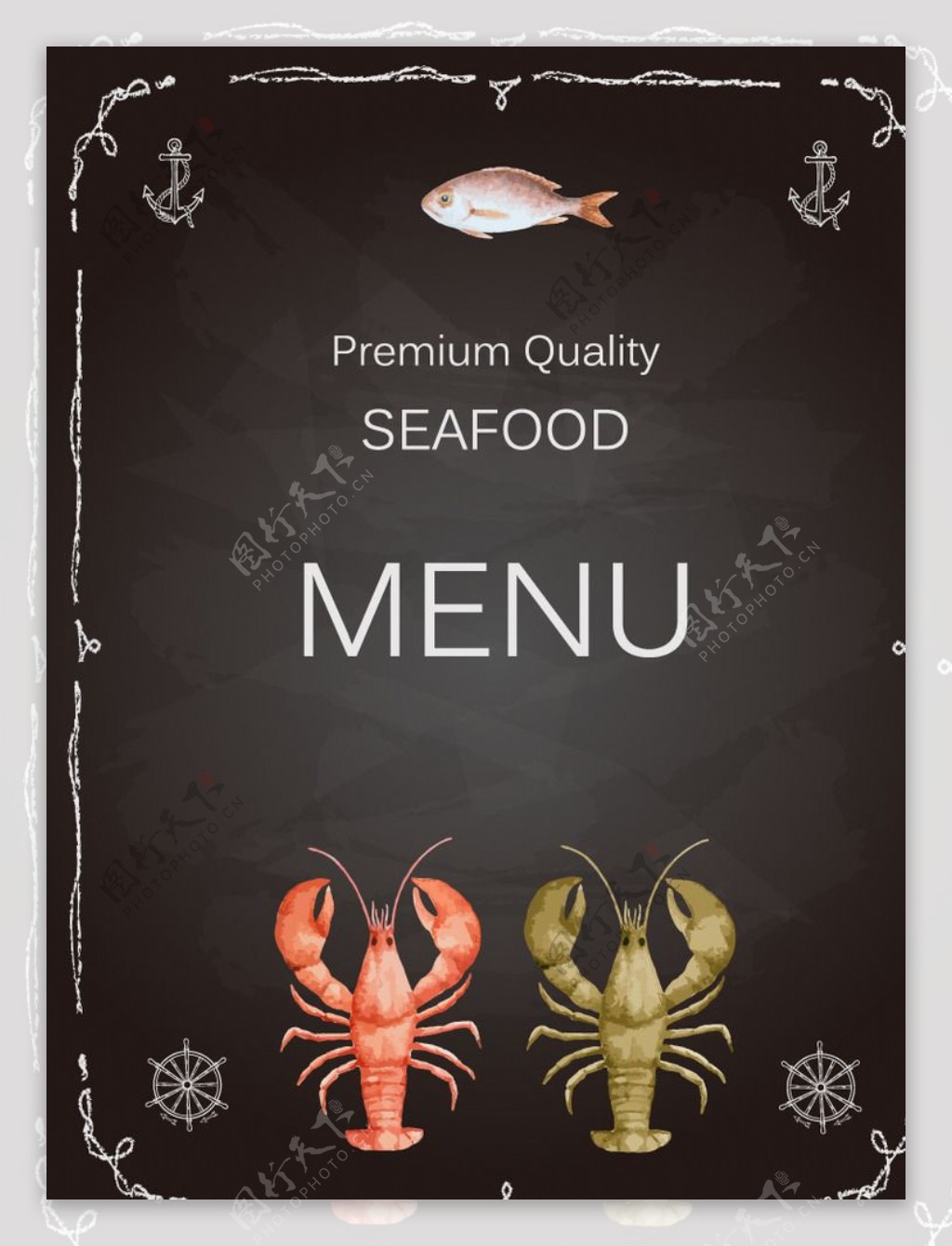 海鲜食品菜单