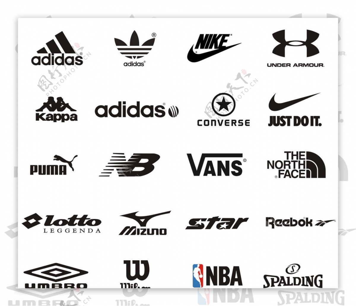 运动品牌标志设计图__PSD分层素材_PSD分层素材_设计图库_昵图网nipic.com