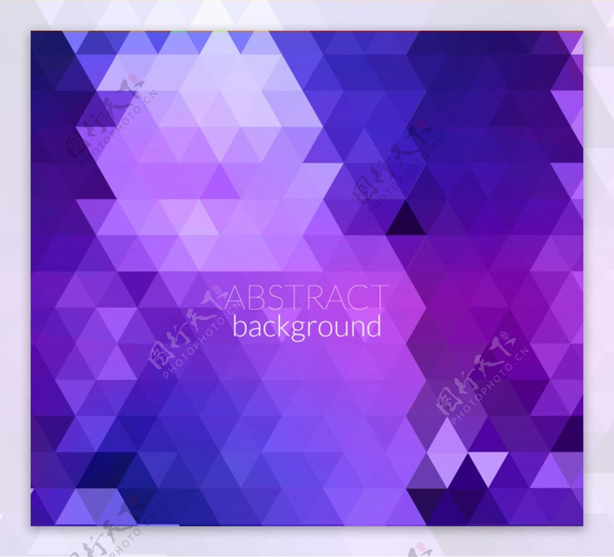 紫色系三角背景矢量素材