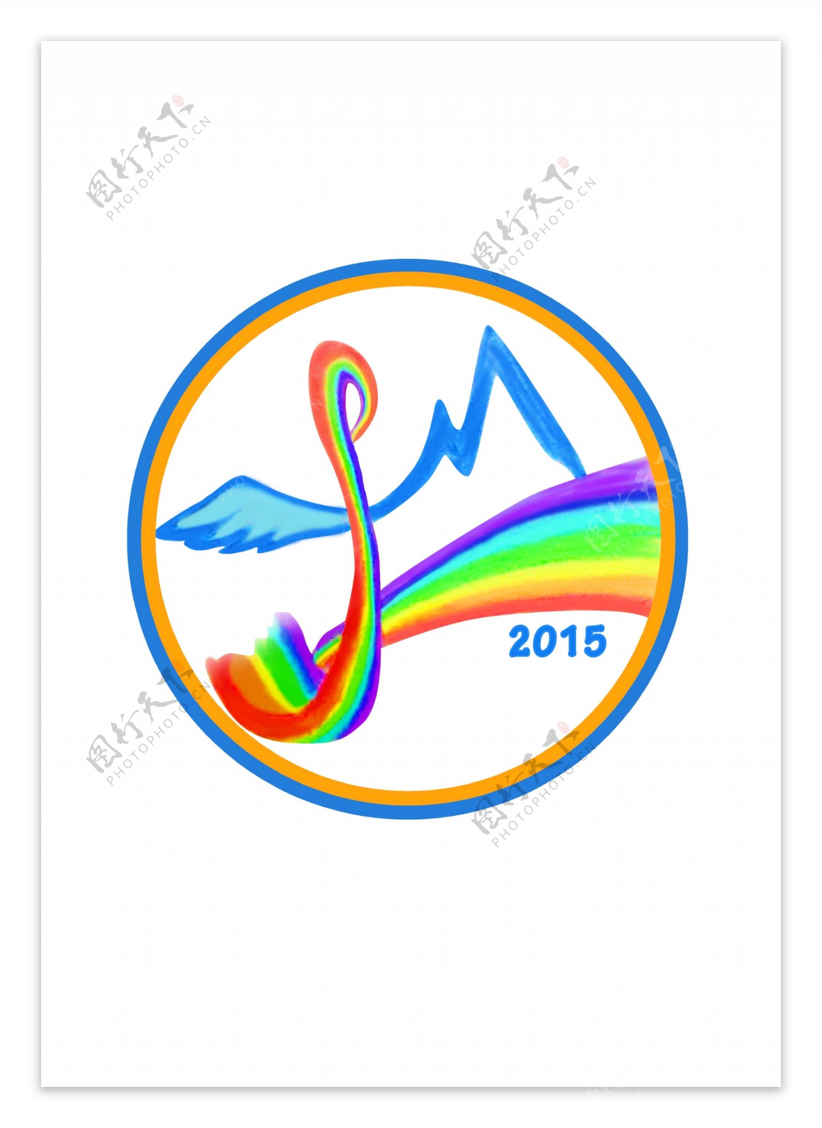 彩虹标志logo