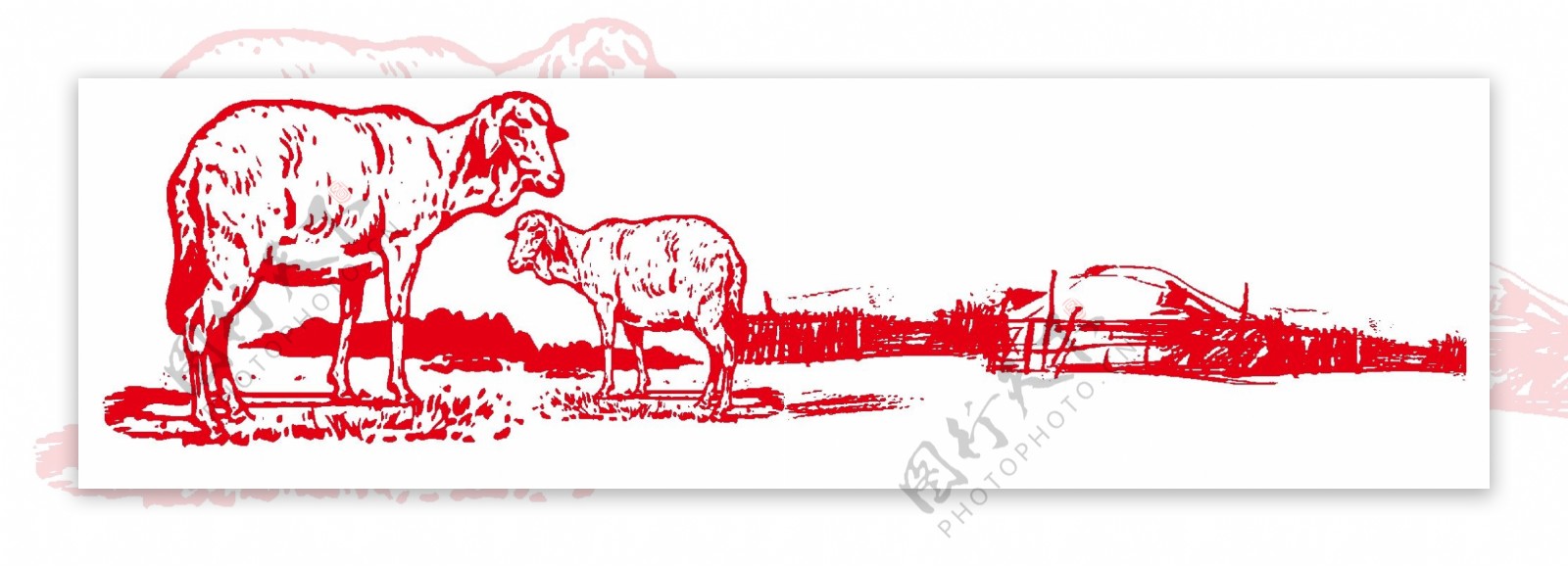 草原蒙古包羊