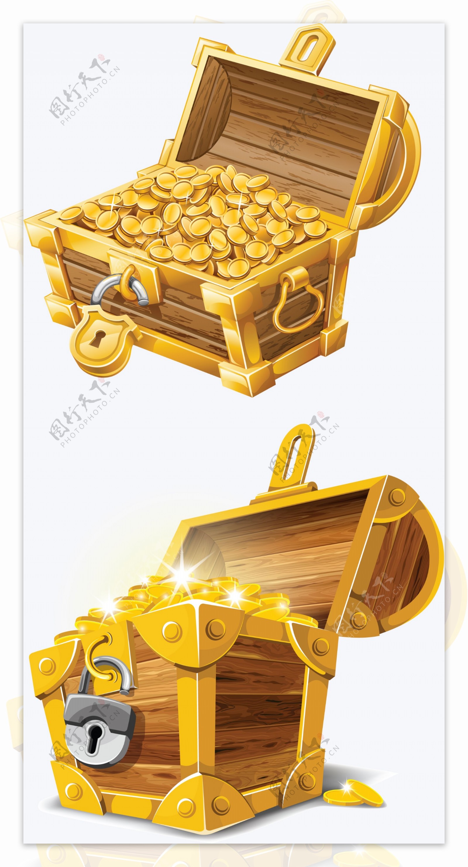金币宝箱财富