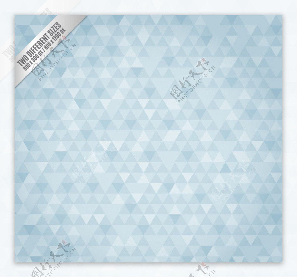 淡蓝色三角格纹背景矢量素材