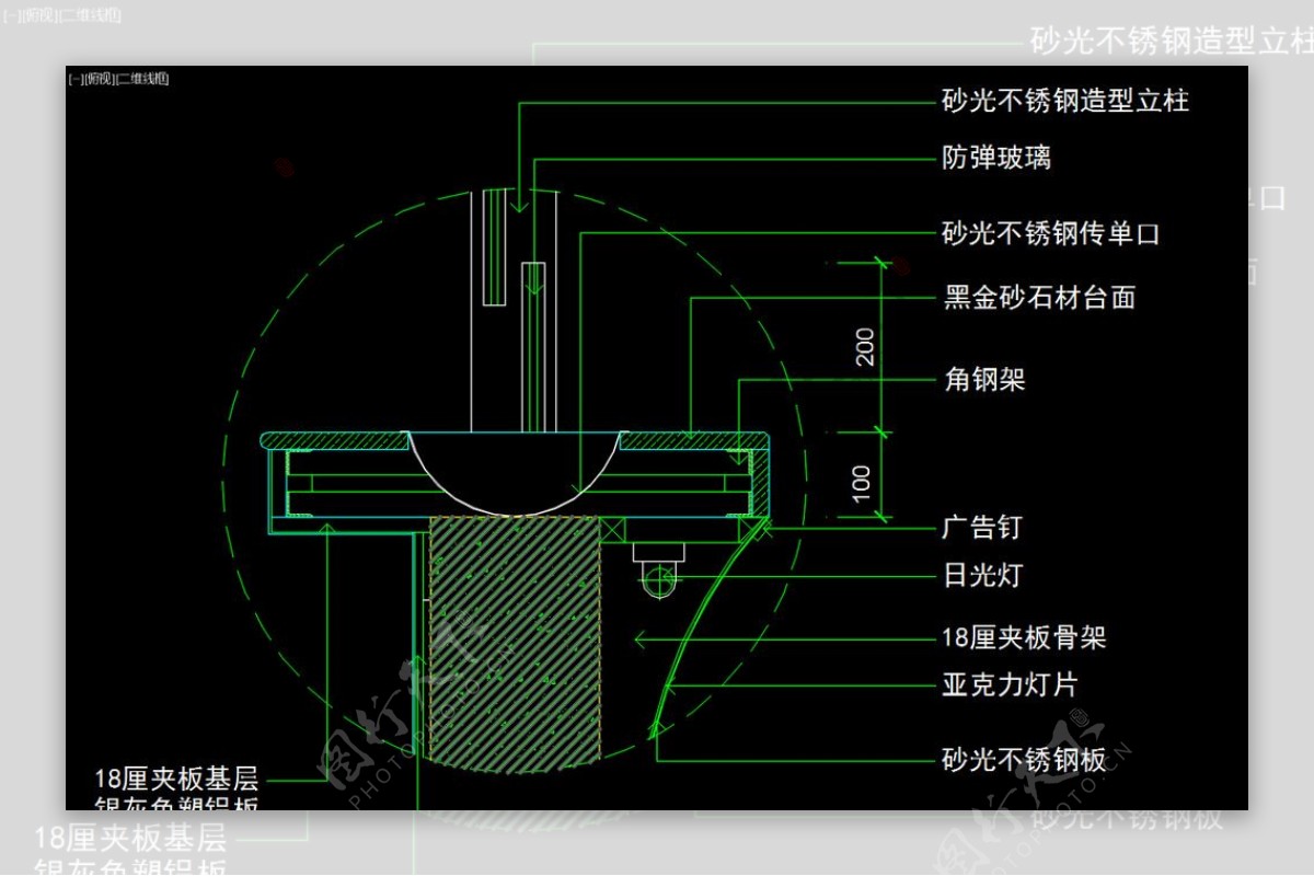 室内图块工装构件元素