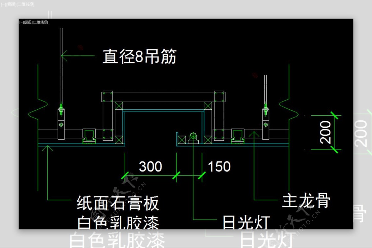 室内图块工装构件元素