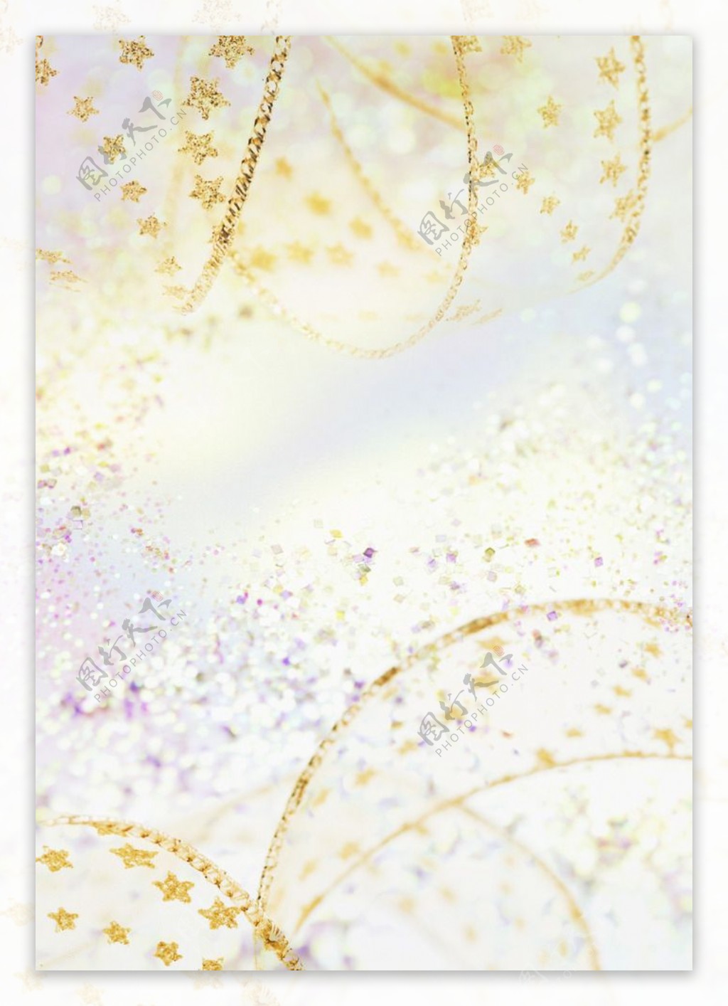 典雅梦幻的白色花纹背景