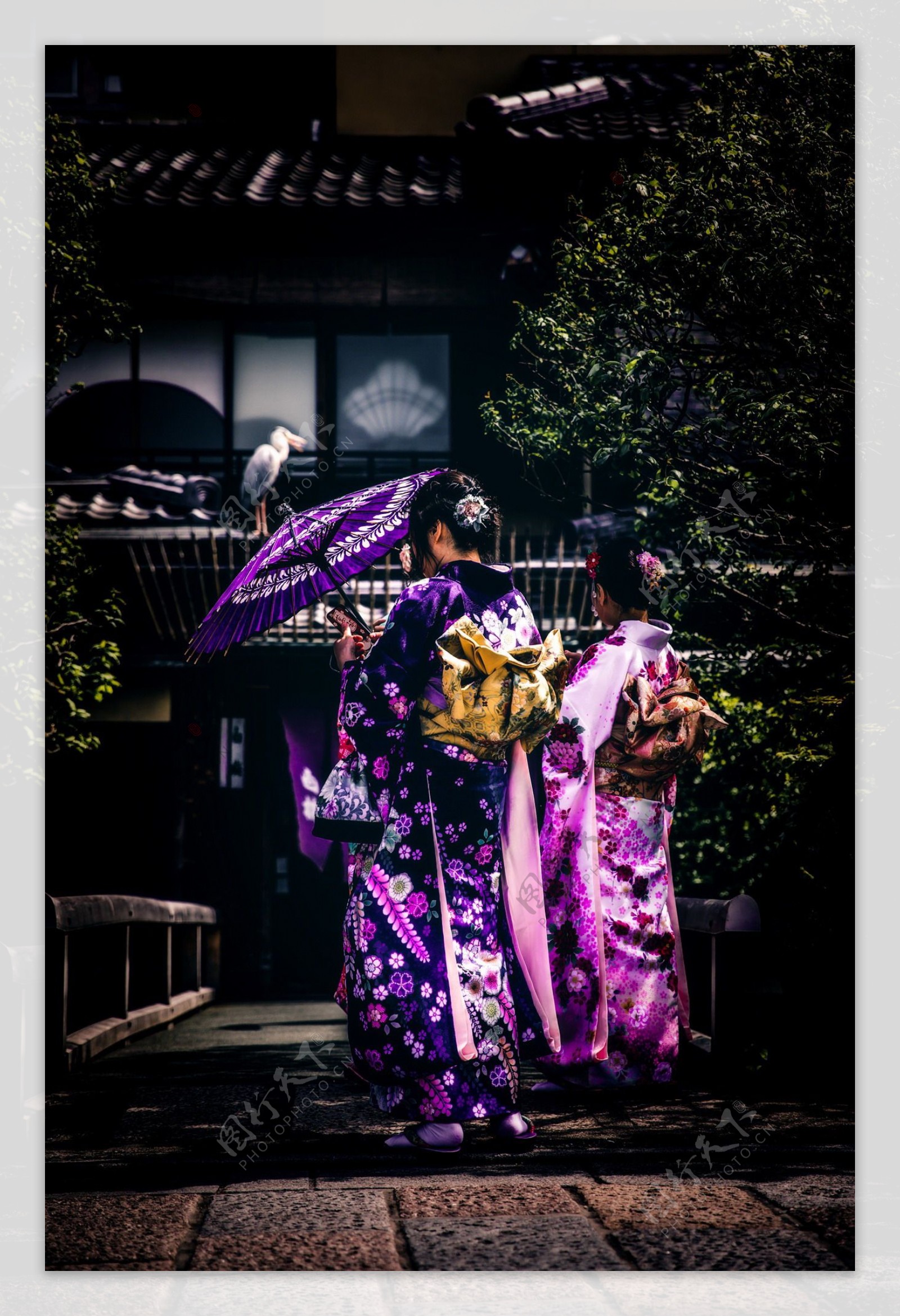 日本和服古典美女