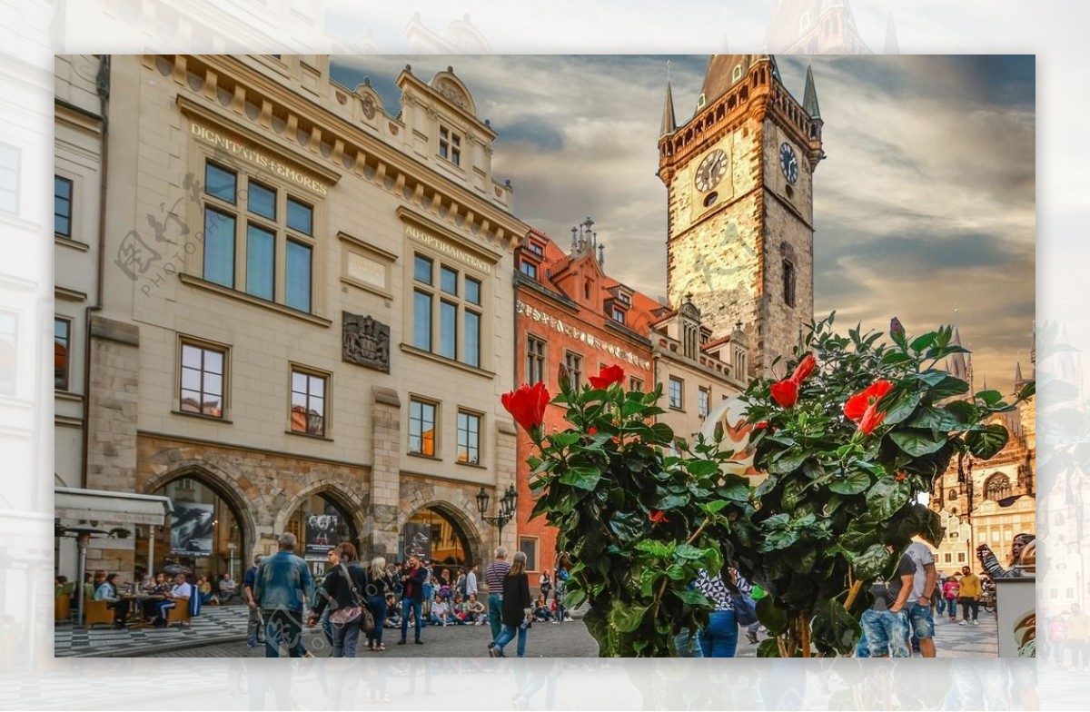 布拉格城市旅游风光