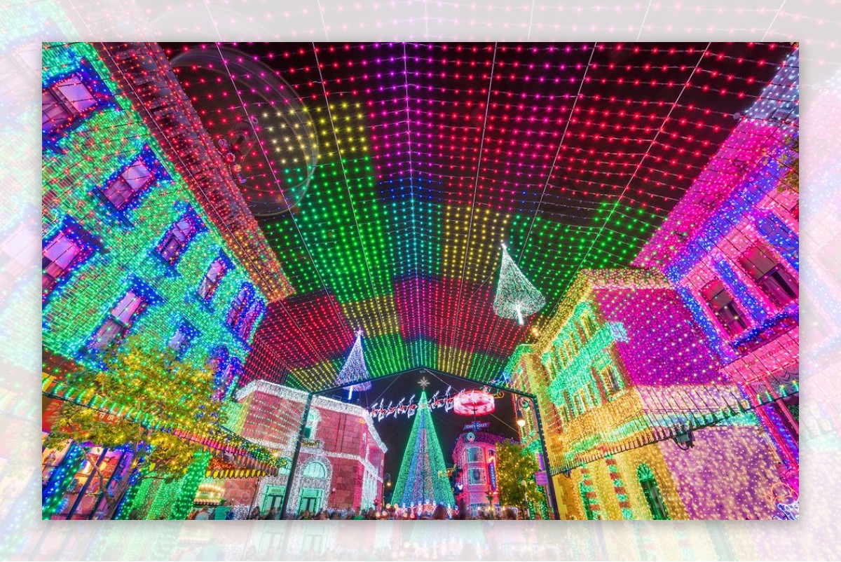迪士尼乐园建筑灯饰