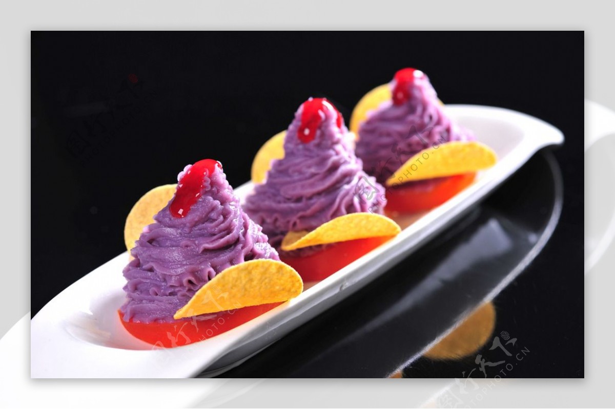 紫薯冰淇淋:用料,做法,_中文百科全書