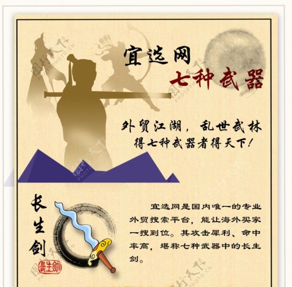 宜选七种武器海报