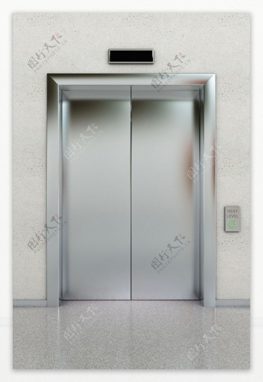 电梯门摄影图片