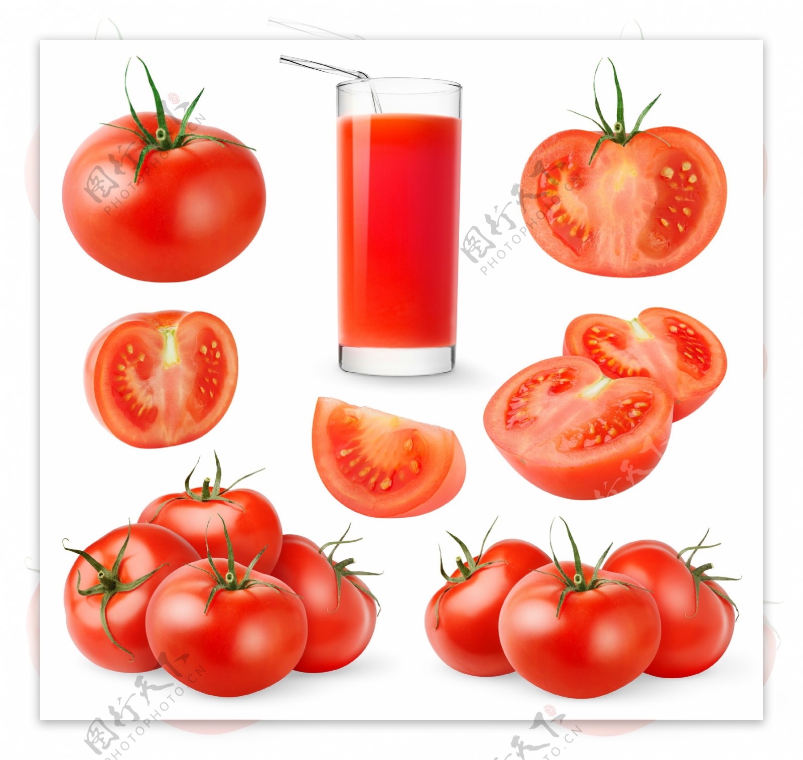 蕃茄与蕃茄汁图片