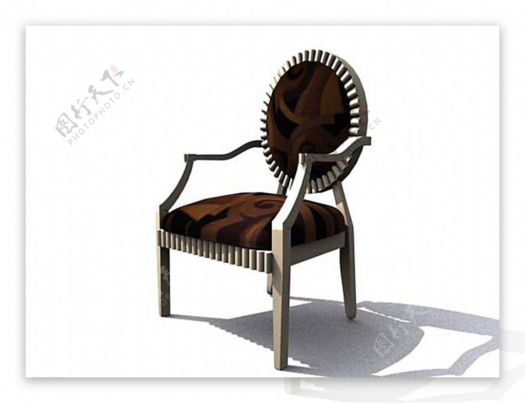 欧式椅子模型图片