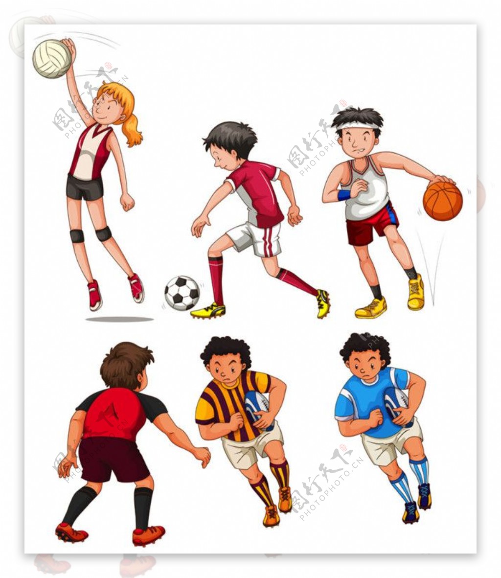 足球运动儿童图片