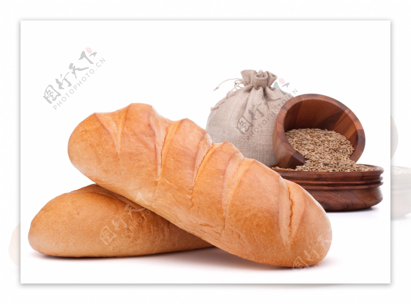 面包与小麦图片