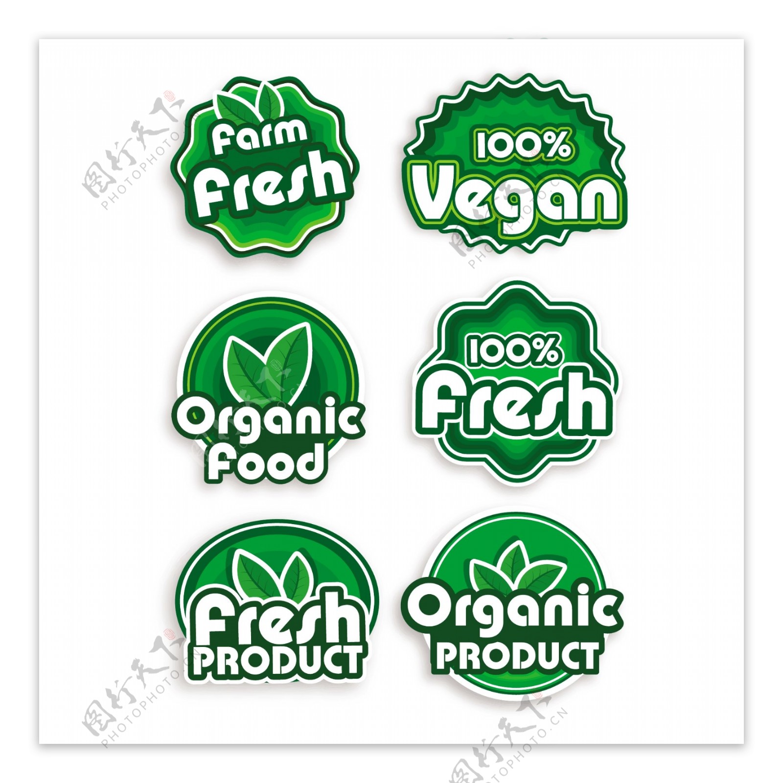 绿色标签的生态标签收集