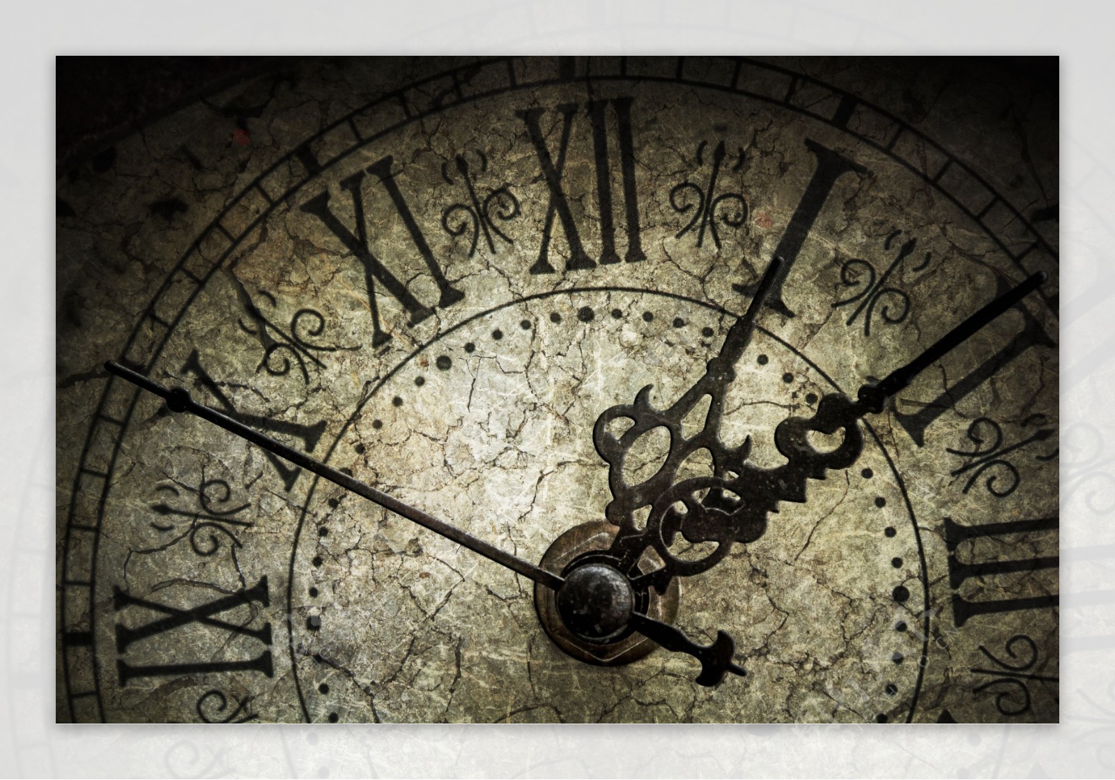 欧式怀旧钟表背景图片