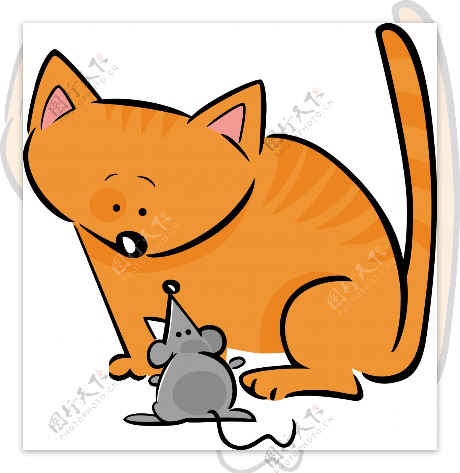卡通猫咪老鼠漫画