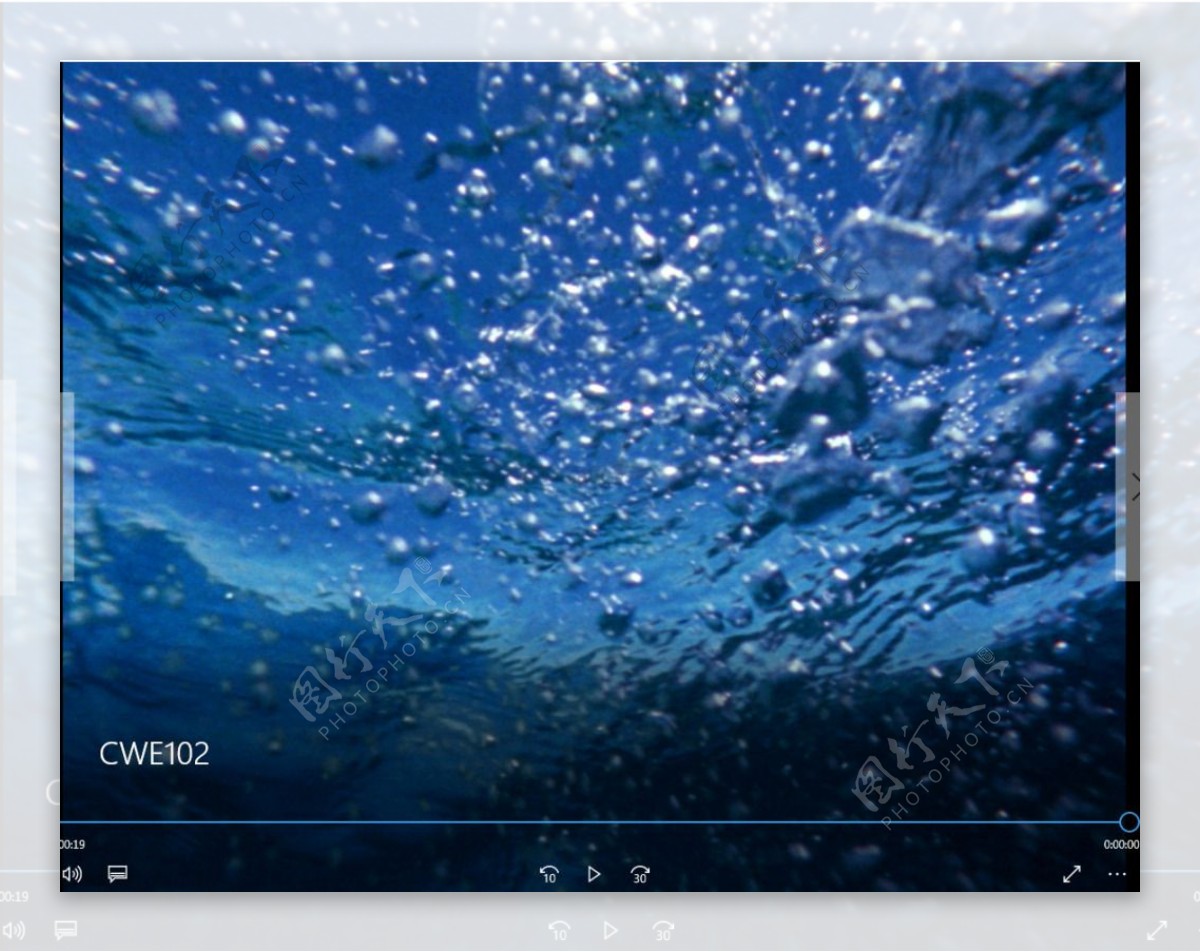 海水气泡波动视频