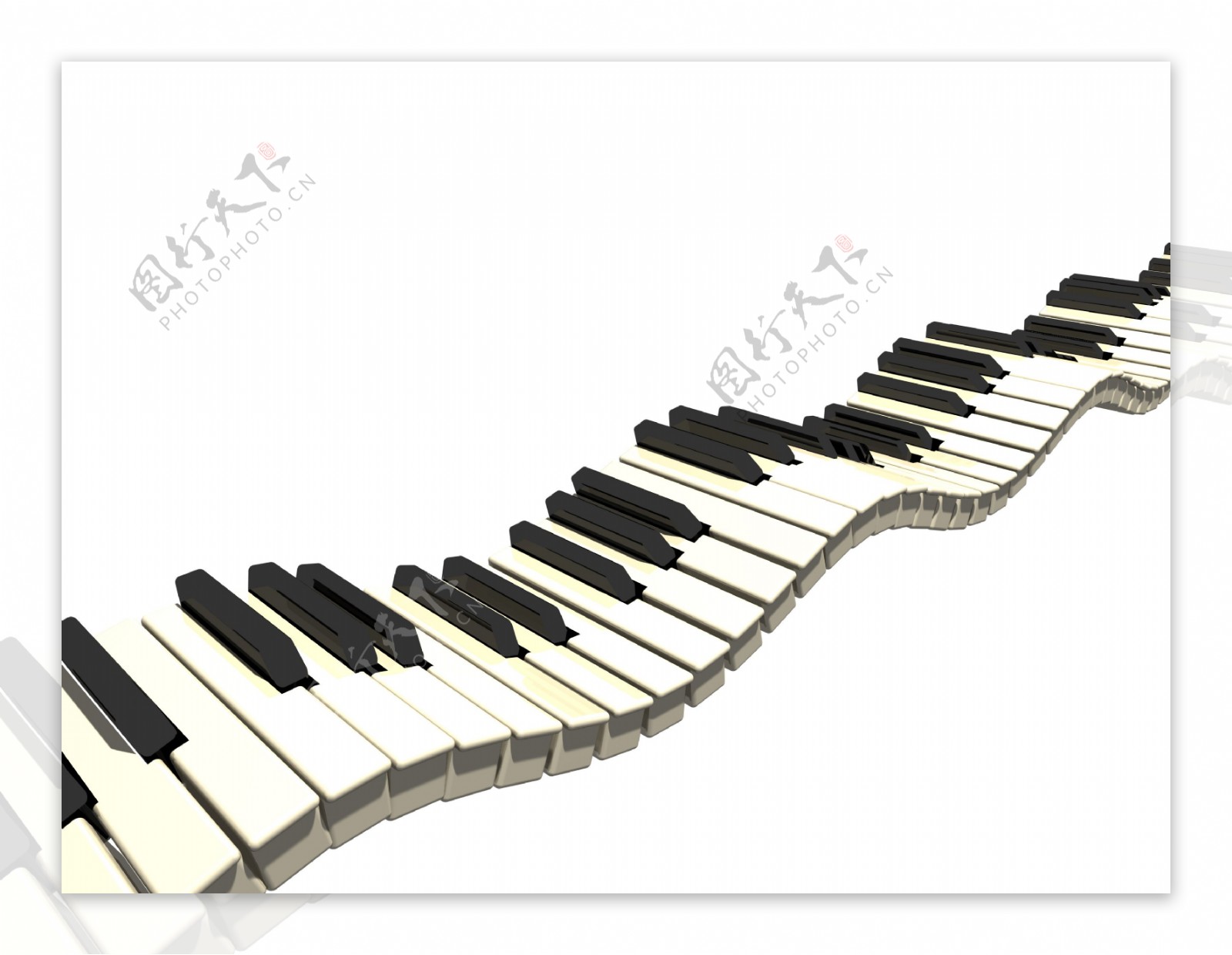 钢琴琴键素材图片
