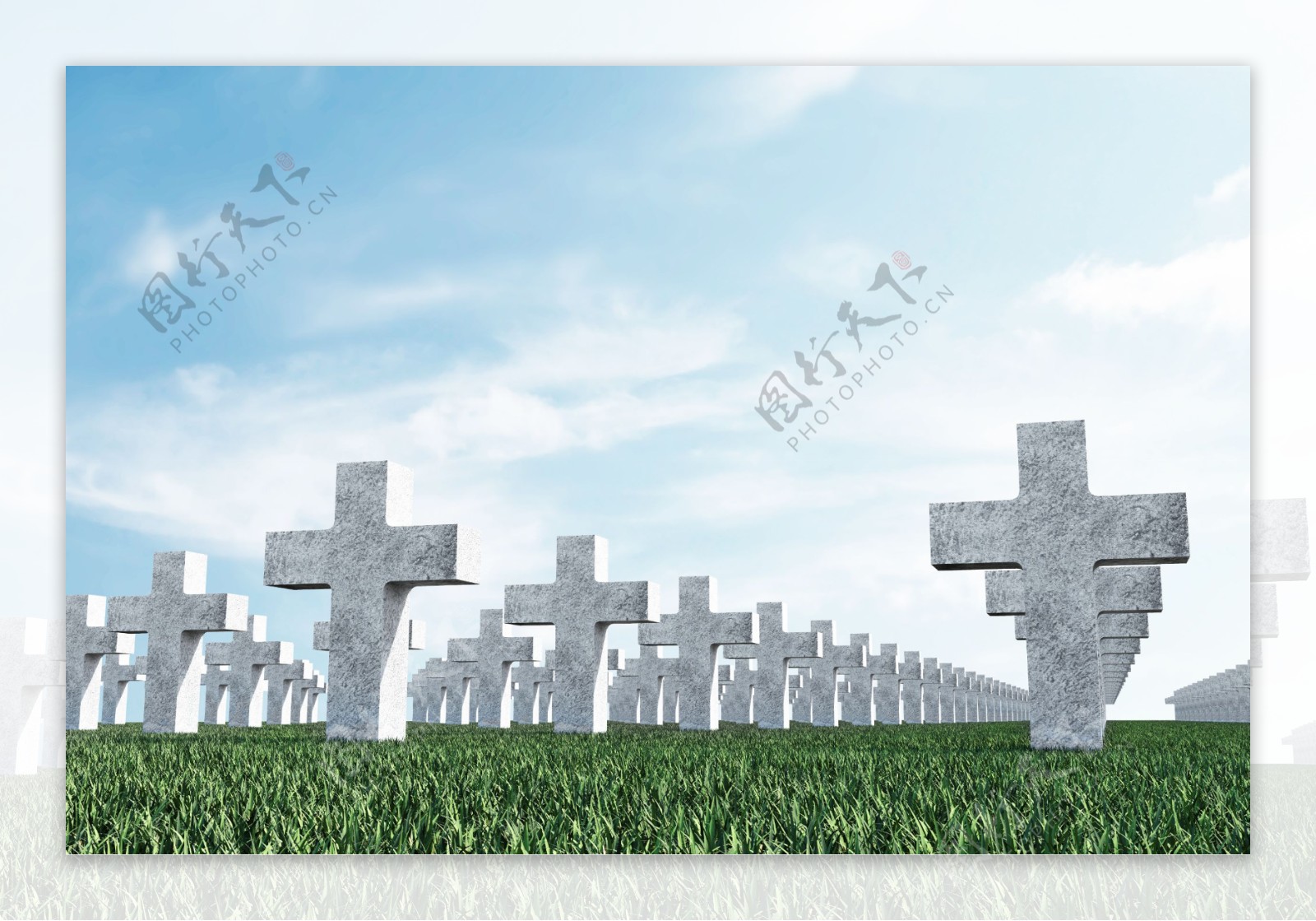 坟墓十字架图片