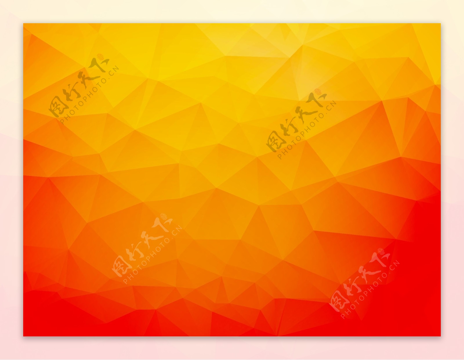 橙色几何背景图片
