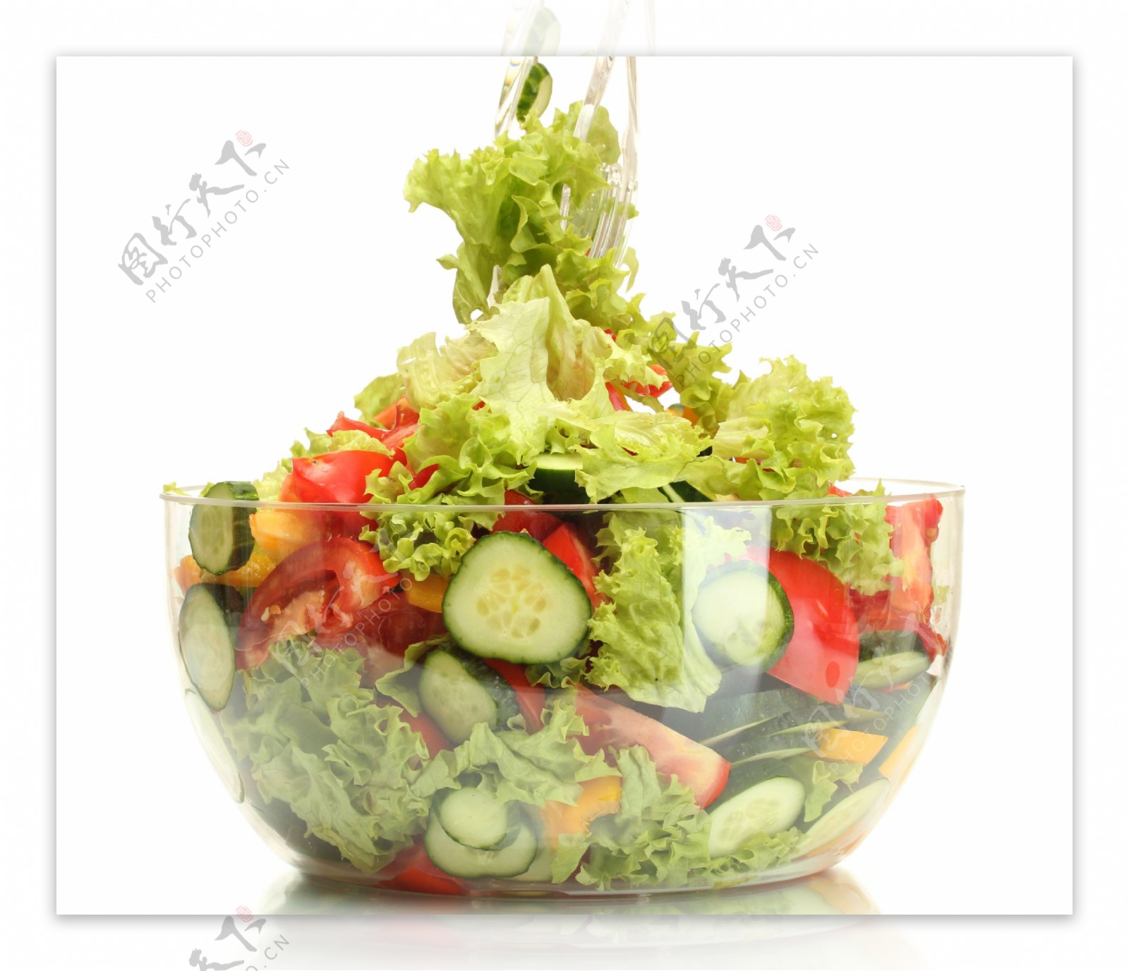 新鲜蔬菜沙拉图片