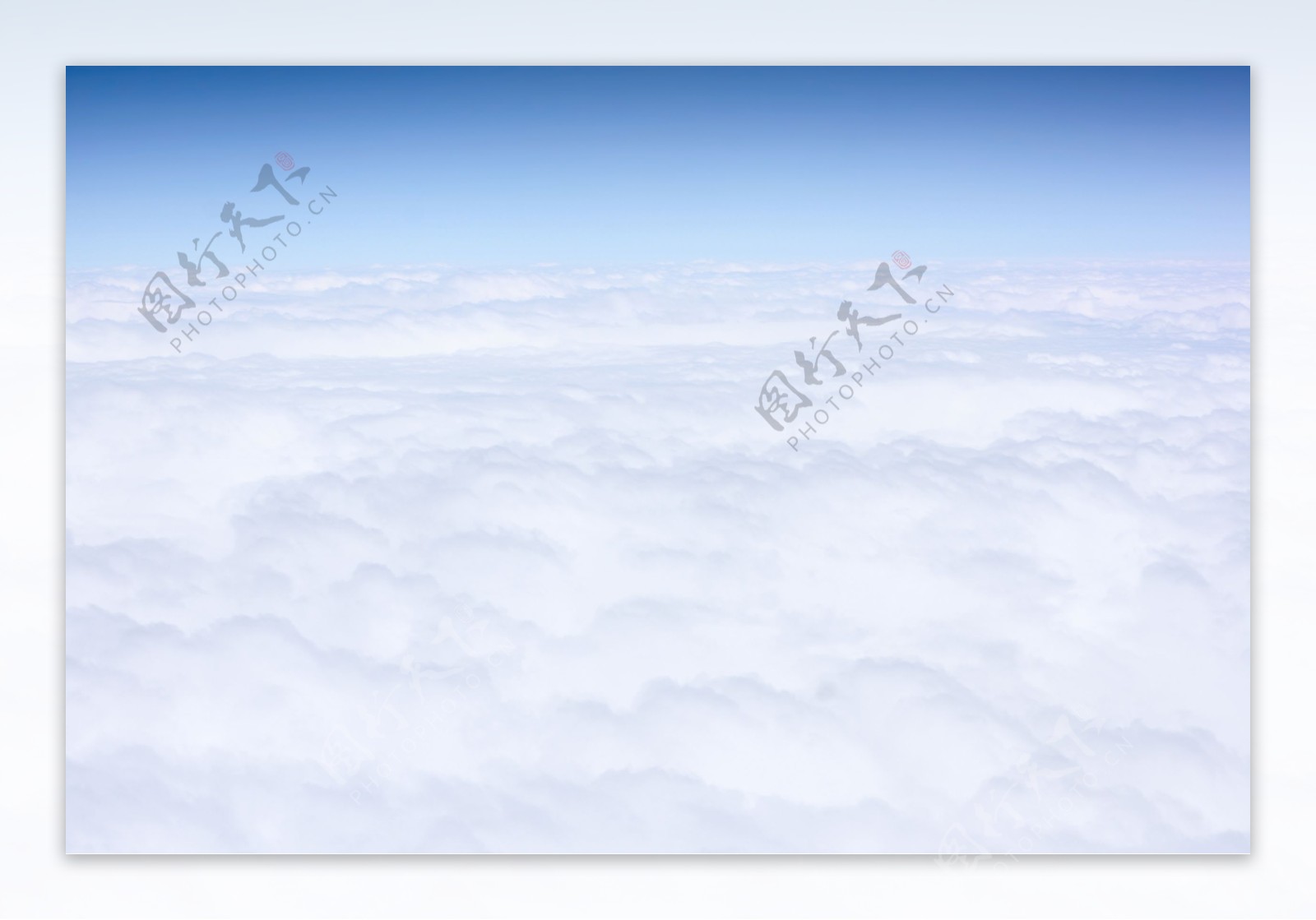 天空里的白云图片