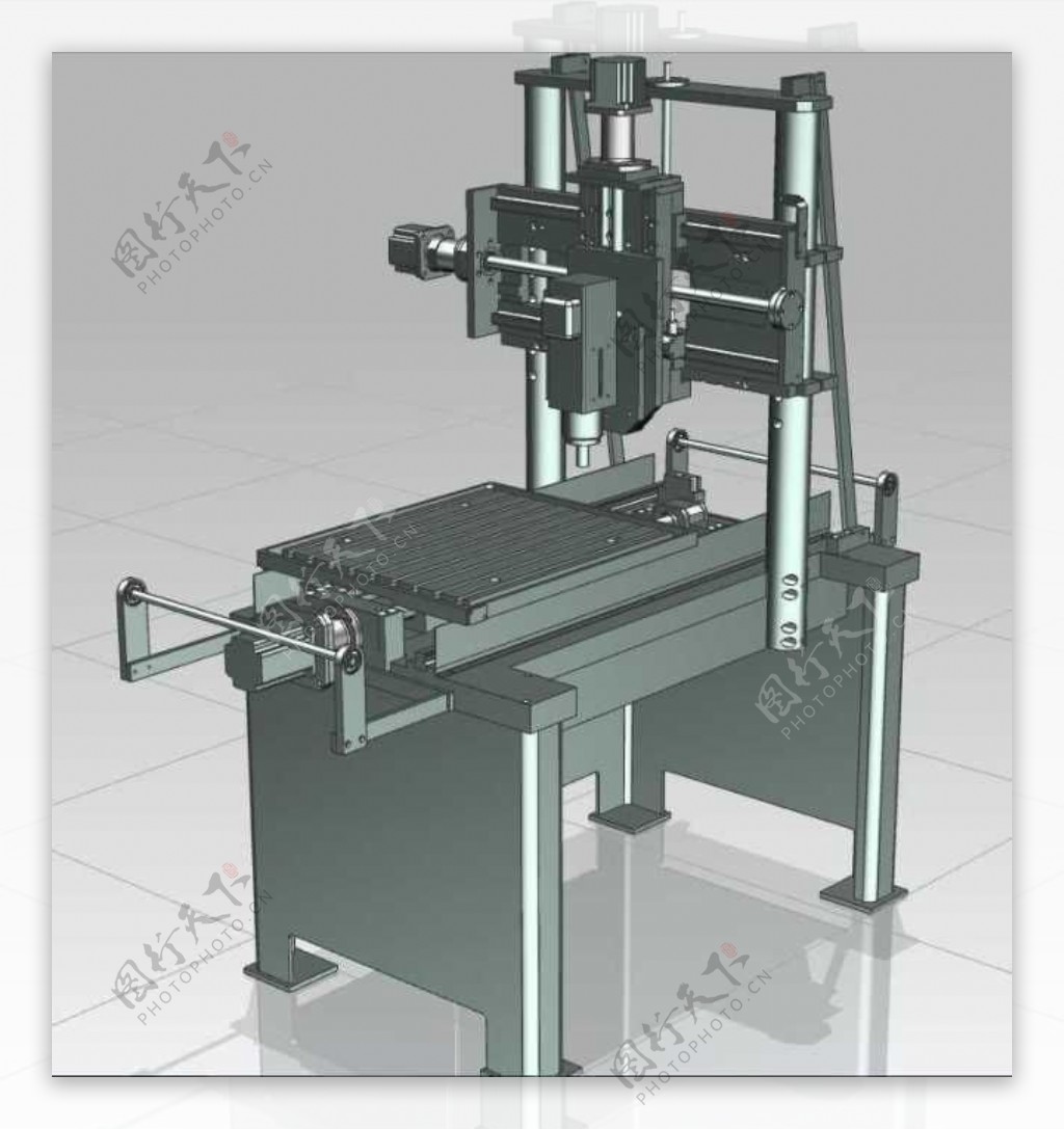 数控机床机械模型图片素材-编号25021886-图行天下