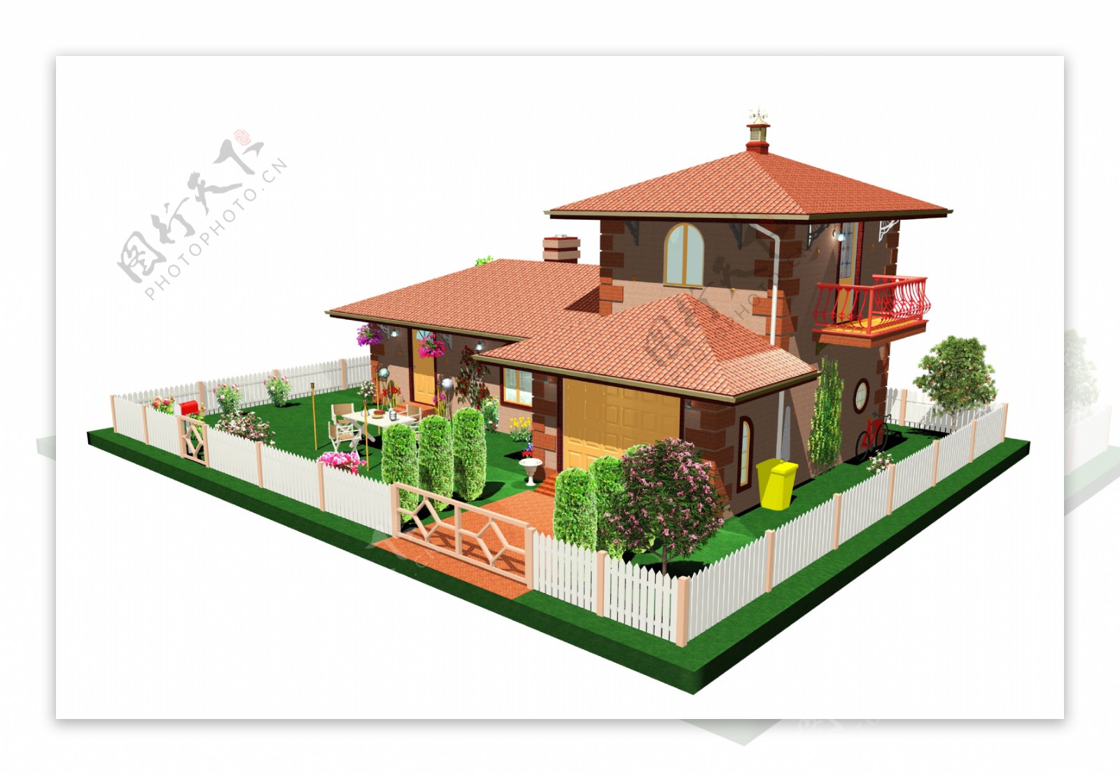 花园别墅模型设计