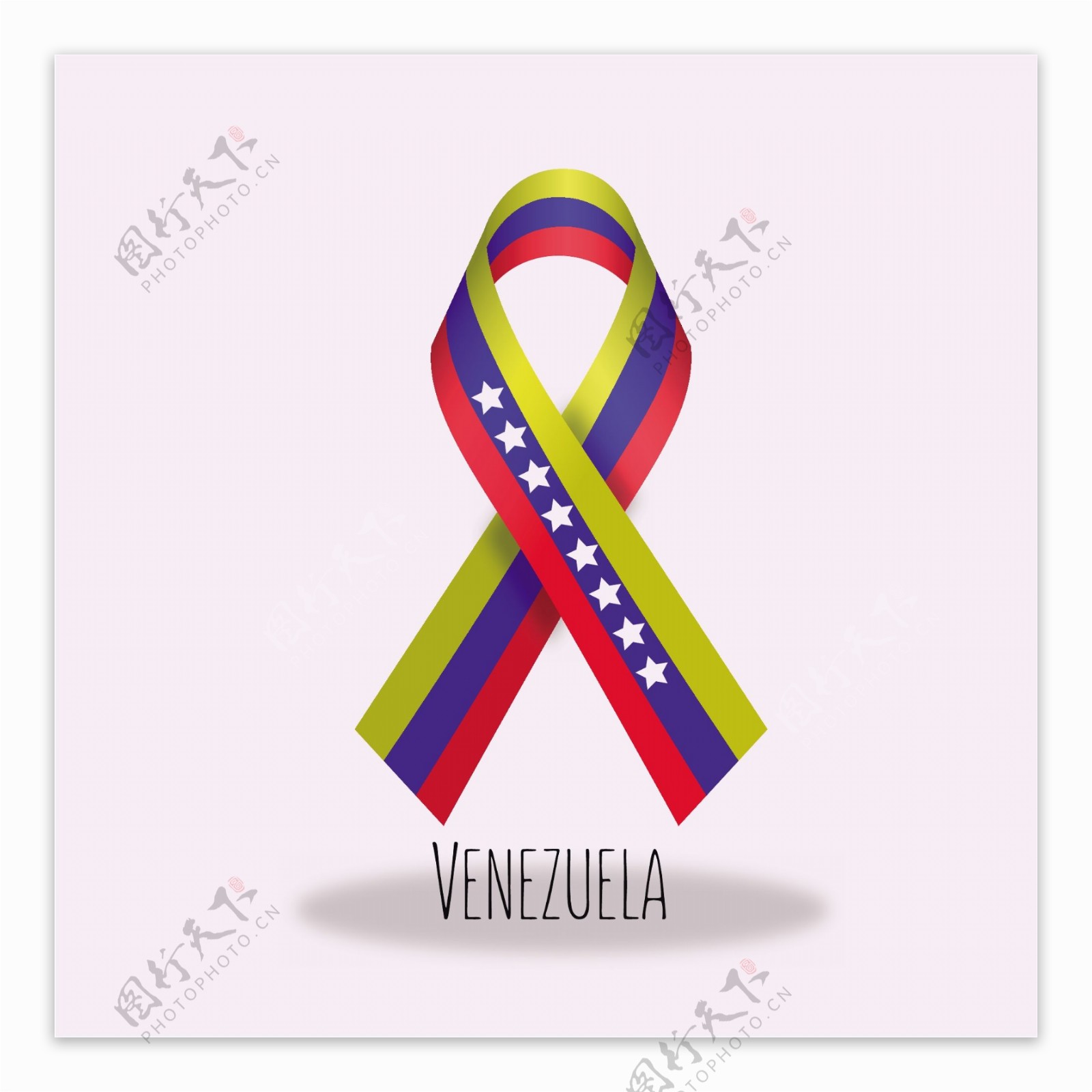 委内瑞拉国旗丝带设计