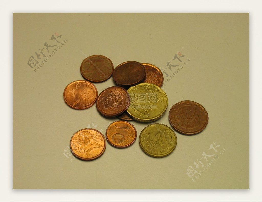 欧元硬币图片素材-编号25119116-图行天下